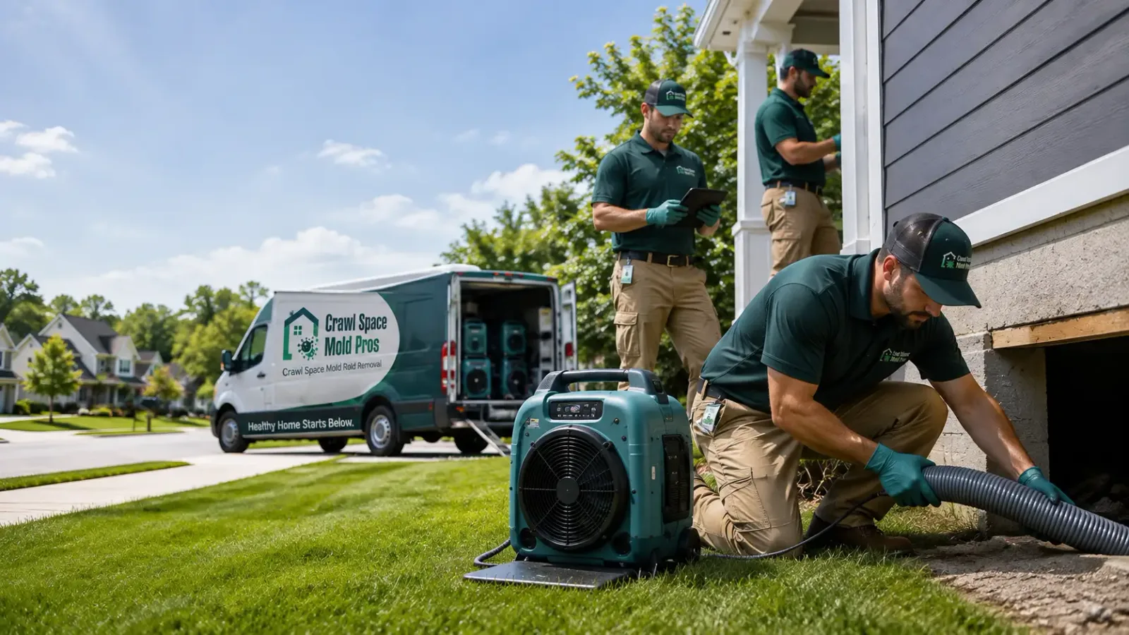 Crawl Space Mold Removal in Jermyn, PA
